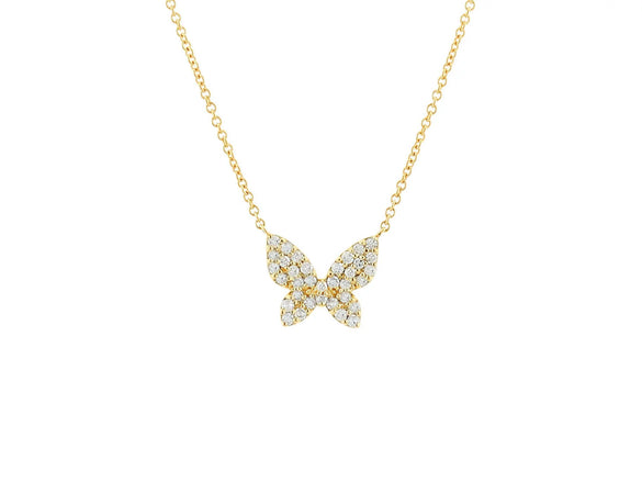 Wholesale Jewelry Copper Plated Real Gold Zircon Necklace With Geometric Star Butterfly Patterns And Ochain