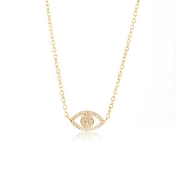 Wholesale Jewelry Copper Plated Real Gold Zircon Necklace With Geometric Star Butterfly Patterns And Ochain