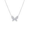 Wholesale Jewelry Copper Plated Real Gold Zircon Necklace With Geometric Star Butterfly Patterns And Ochain