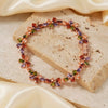 Wholesale Jewelry Copper Plated Rose Gold Colorful Zircon Flower Bracelet For Women