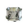 Wholesale Jewelry Copper Retro Ring With Geometric Design And Electroplating Treatment
