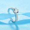 Wholesale Jewelry Copper Ring With Flower Pattern And Zircon For Women Minimalist And Geometric Style