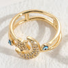 Wholesale Jewelry Copper Ring With Geometric Devil's Eye Electroplating For Women