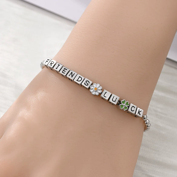 Wholesale Jewelry Copper Silverplated Butterfly Star And Moon Charm Bracelet For Women