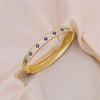 Wholesale Jewelry Copper Simple Light Luxury Electroplating Bracelet For Women