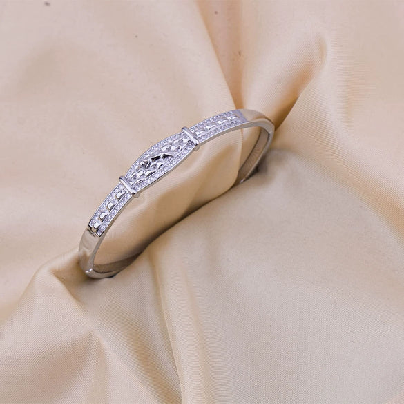 Wholesale Jewelry Copper Simple Light Luxury Electroplating Bracelet For Women