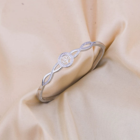 Wholesale Jewelry Copper Simple Light Luxury Electroplating Bracelet For Women