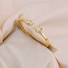 Wholesale Jewelry Copper Simple Light Luxury Electroplating Bracelet For Women