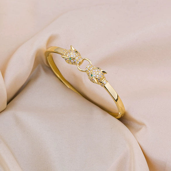 Wholesale Jewelry Copper Simple Light Luxury Electroplating Bracelet For Women