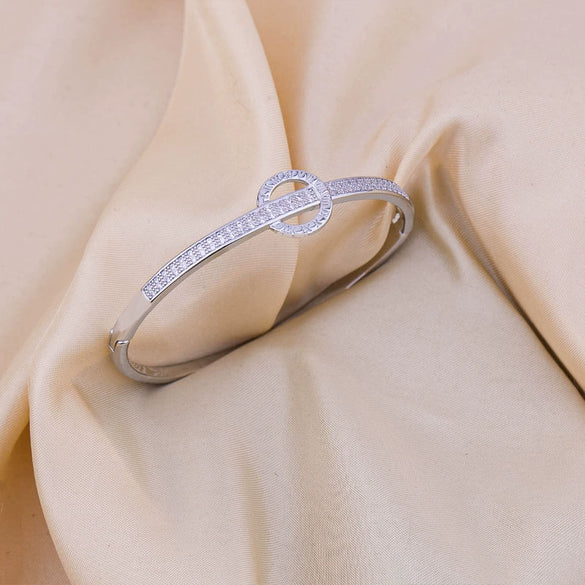 Wholesale Jewelry Copper Simple Light Luxury Electroplating Bracelet For Women
