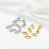 Wholesale Jewelry Copper Single Zirconium Microinlaid Pendant Necklace And Ring Bracelet Connector Electroplating Accessories Versatile Natural Style