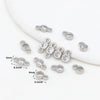 Wholesale Jewelry Copper Single Zirconium Microinlaid Pendant Necklace And Ring Bracelet Connector Electroplating Accessories Versatile Natural Style