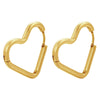 Wholesale Jewelry Copper Stainless Steel Geometric Love Hexagonal Triangle Electroplated Women's Earrings