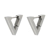 Wholesale Jewelry Copper Stainless Steel Geometric Love Hexagonal Triangle Electroplated Women's Earrings