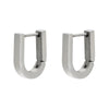 Wholesale Jewelry Copper Stainless Steel Geometric Love Hexagonal Triangle Electroplated Women's Earrings