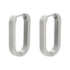 Wholesale Jewelry Copper Stainless Steel Geometric Love Hexagonal Triangle Electroplated Women's Earrings