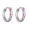 Wholesale Jewelry Copper Star Geometric Micro Inlaid Zircon Earrings For Women