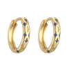 Wholesale Jewelry Copper Star Geometric Micro Inlaid Zircon Earrings For Women