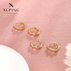 Wholesale Jewelry Copper Zinc Alloy Gold Plated Geometric Pattern Earring For Women Simple Style