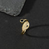 Wholesale Jewelry Copper Zircon Enamel Oil Drop Evil Eye Retro Open Ring For Women Electroplated