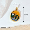 Wholesale Jewelry Copper Zircon Flower Oil Drop Pendant Necklace Light Luxury Style