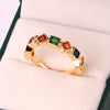 Wholesale Jewelry Copper Zircon Inlaid Flower Ring For Women