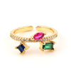 Wholesale Jewelry Copper Zircon Inlaid Flower Ring For Women