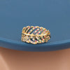 Wholesale Jewelry Copper Zircon Inlaid Flower Ring For Women