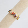 Wholesale Jewelry Copper Zircon Inlaid Flower Ring For Women