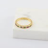 Wholesale Jewelry Copper Zircon Inlaid Flower Ring For Women