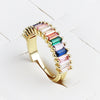 Wholesale Jewelry Copper Zircon Inlaid Flower Ring For Women