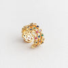 Wholesale Jewelry Copper Zircon Inlaid Flower Ring For Women