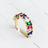 Wholesale Jewelry Copper Zircon Inlaid Flower Ring For Women