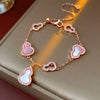 Wholesale Jewelry Copper Zircon Set Plants Flowers Shell Gourd Pendant Set For Women