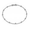 Wholesale Jewelry Copper Zirconia Round Bead Ladies Ring