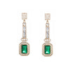 Wholesale Jewelry Copperzinc Alloy Geometric Drop Shape Electroplating Earrings For Women