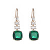 Wholesale Jewelry Copperzinc Alloy Geometric Drop Shape Electroplating Earrings For Women