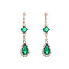 Wholesale Jewelry Copperzinc Alloy Geometric Drop Shape Electroplating Earrings For Women