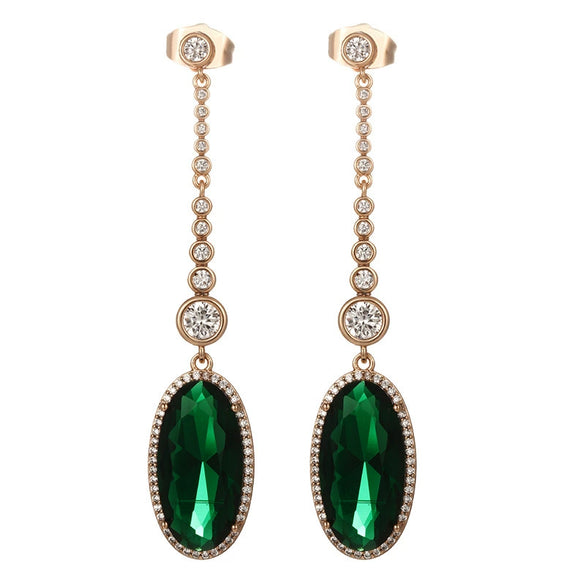 Wholesale Jewelry Copperzinc Alloy Geometric Drop Shape Electroplating Earrings For Women