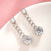 Wholesale Jewelry Copperzinc Alloy Geometric Round Long Earrings For Women Electroplated