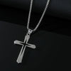 Wholesale Jewelry Cross Alloy Pendant Electroplated Geometric Unisex Clavicle Chain Necklace