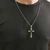 Wholesale Jewelry Cross Alloy Pendant Electroplated Geometric Unisex Clavicle Chain Necklace