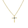Wholesale Jewelry Cross Brass Copper Electroplated Ochain Pendant Necklace For Women