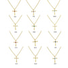 Wholesale Jewelry Cross Brass Copper Electroplated Ochain Pendant Necklace For Women