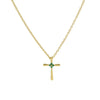 Wholesale Jewelry Cross Brass Copper Electroplated Ochain Pendant Necklace For Women