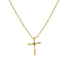 Wholesale Jewelry Cross Brass Copper Electroplated Ochain Pendant Necklace For Women