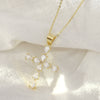 Wholesale Jewelry Cross Copper Electroplated Ochain Pendant Necklace