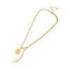 Wholesale Jewelry Cross Necklace Suit Coin Stainless Steel Multi Layer O Chain With Electroplating For Women