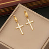 Wholesale Jewelry Cross Necklace Suit Coin Stainless Steel Multi Layer O Chain With Electroplating For Women