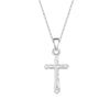 Wholesale Jewelry Cross Pendant Necklace S925 Sterling Silver Electroplated